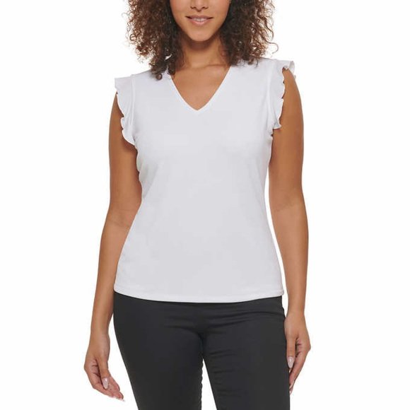 Andrew Marc Ladies' Ruffle Sleeve Blouse - Picture 1 of 6